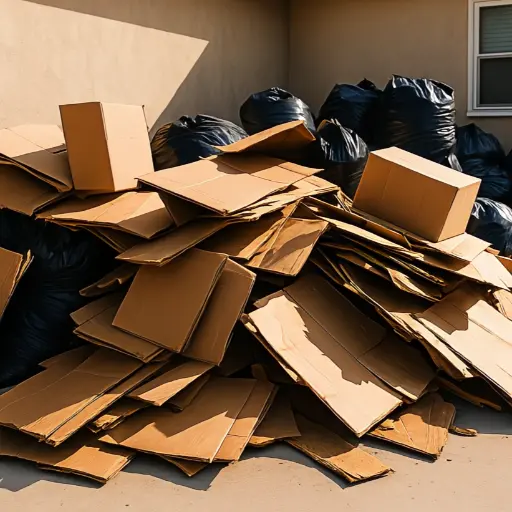 Fullerton Junk Removal Job Done on Location at Residents Home - The OC Bros