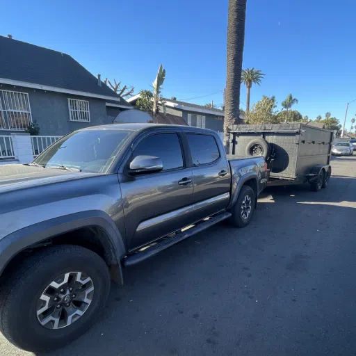 Newport Beach Junk Removal Job Done at Clients Home Curbside Pickup The OC Bros