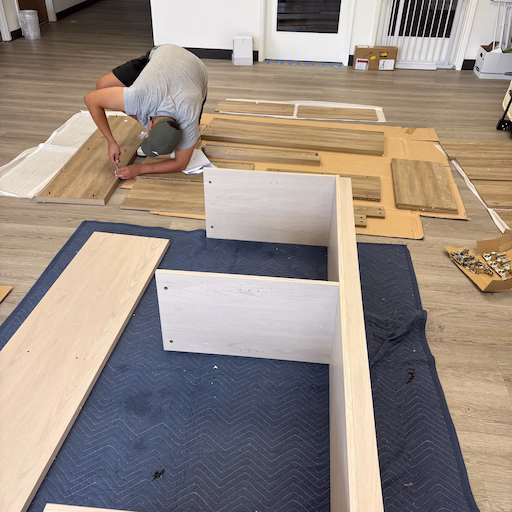 Office Furniture Assembly in Costa Mesa Pre-Assembly Organization - The OC Bros
