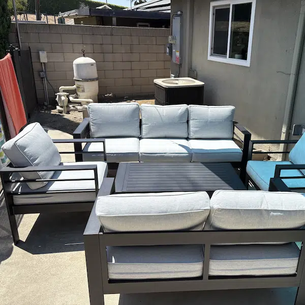The OC Bros - Outdoor Patio Set Furniture Assembly Job Done Onsite